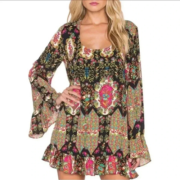 Show Me Your MuMu Merry Marigold
Margot Floral Tunic Dress Size Small - Picture 1 of 11